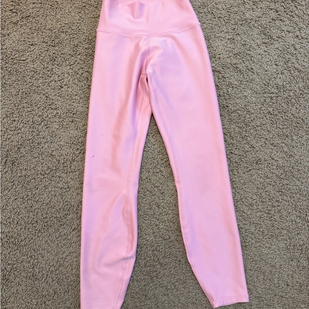 Alo Yoga 7/8 High-Waist Airlift Legging Sweet Pink xxs gently worn